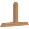 Ekena Millwork Portland Timber Gable Bracket, Western Red Cedar, 60"W x 38"H x 5 1/2"D x 5 1/2"F, 15/12 Pitch GBW060X38X0606POR00SWR - alternate 2
